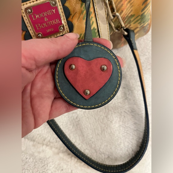 Dooney Bourke  Plaid Tartan Multicolor Vacchetta Leather Bag - Picture 11 of 14